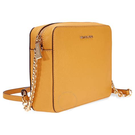 michael kors jet set large crossbody marigold|michael kors jet set item.